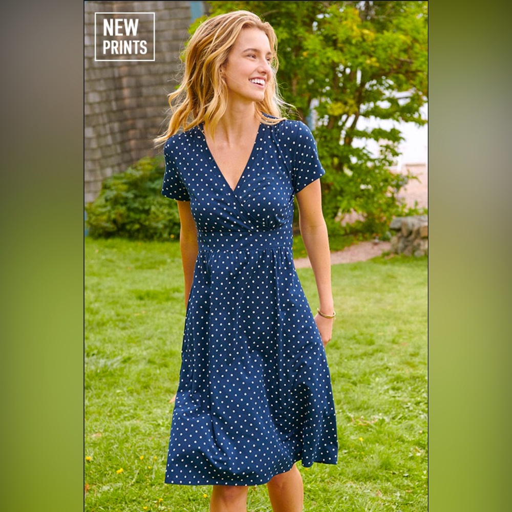 Spring sale! - L.L. Bean polka dot dress size XLP